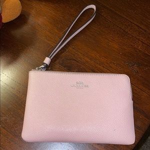 Light Pink Coach Wristlet